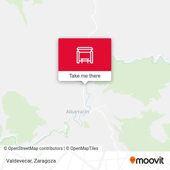 Valdevecar map