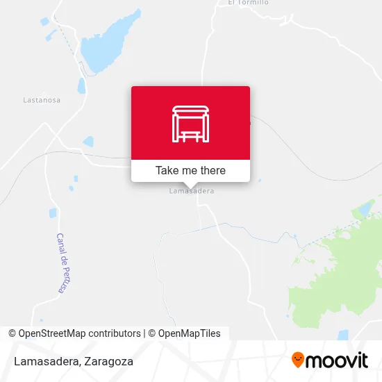 Lamasadera map