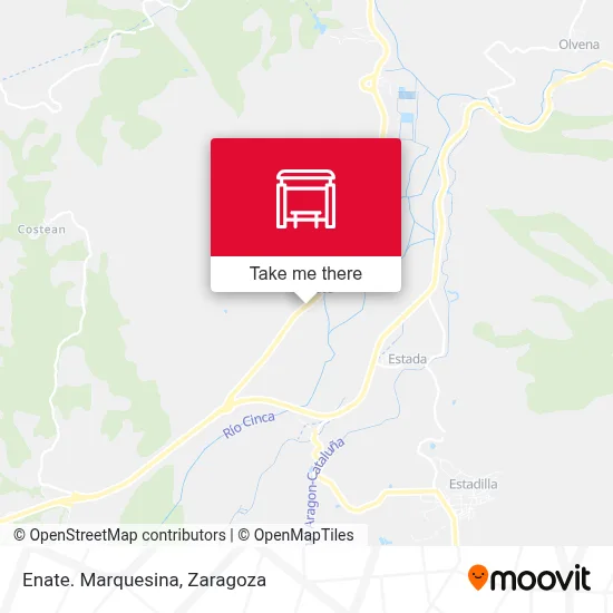Enate. Marquesina map