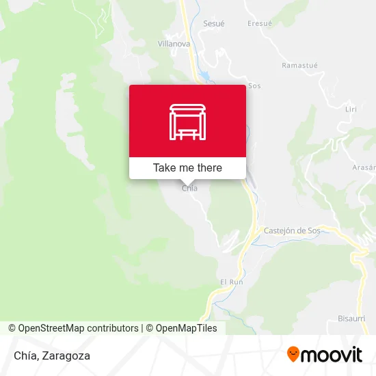 Chía map