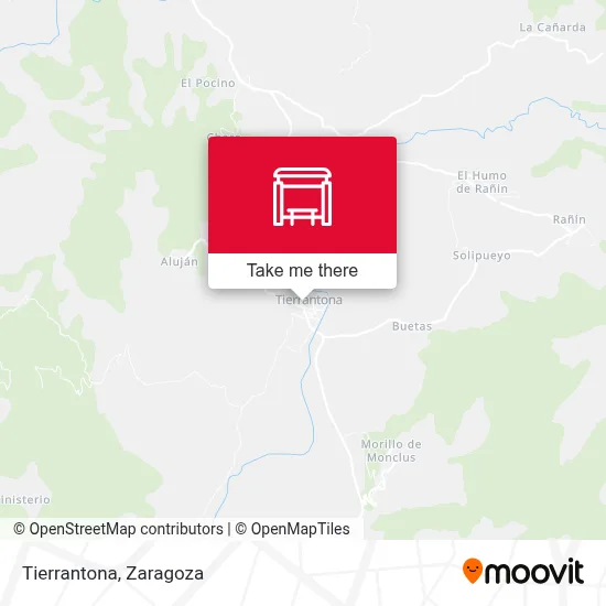 Tierrantona map
