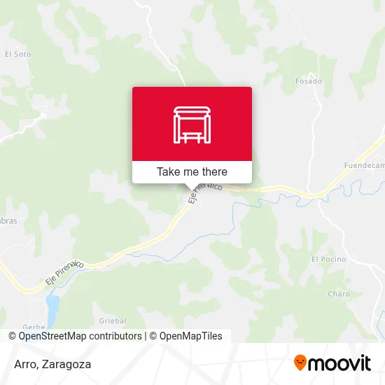 mapa Arro
