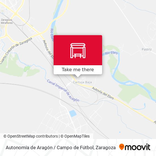 Autonomía de Aragón / Campo de Fútbol map
