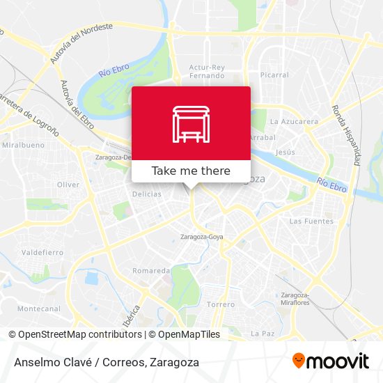 Anselmo Clavé / Correos map