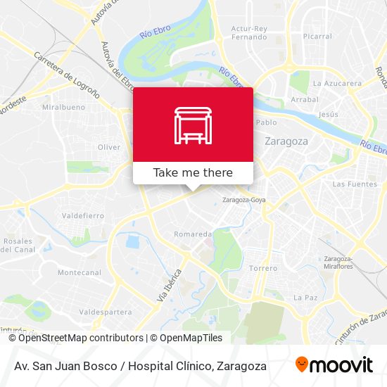 Av. San Juan Bosco / Hospital Clínico map