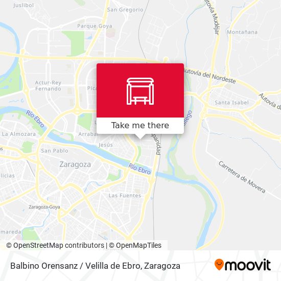 Balbino Orensanz / Velilla de Ebro map