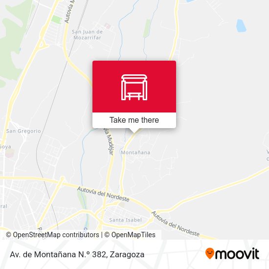 Av. de Montañana N.º 382 map