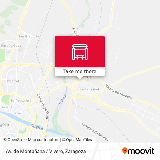 Av. de Montañana / Vivero map