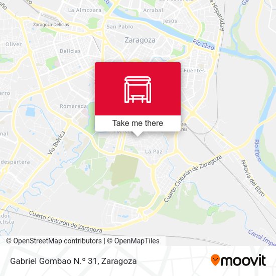 Gabriel Gombao N.º 31 map