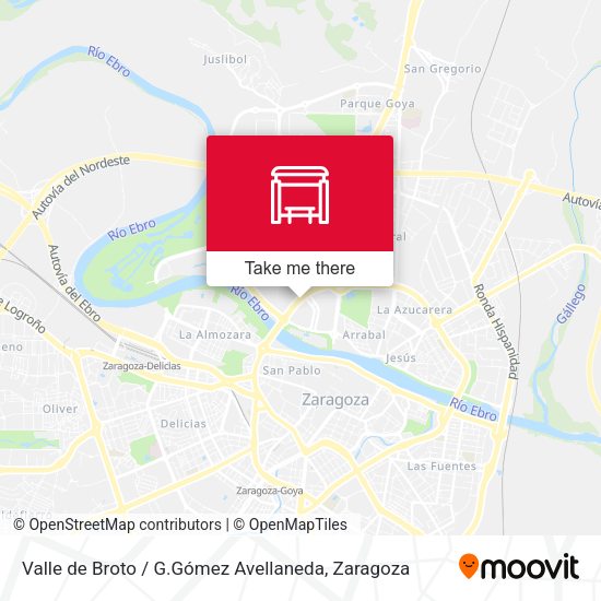 Valle de Broto / G.Gómez Avellaneda map