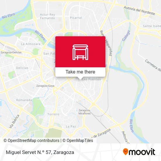 Miguel Servet N.º 57 map