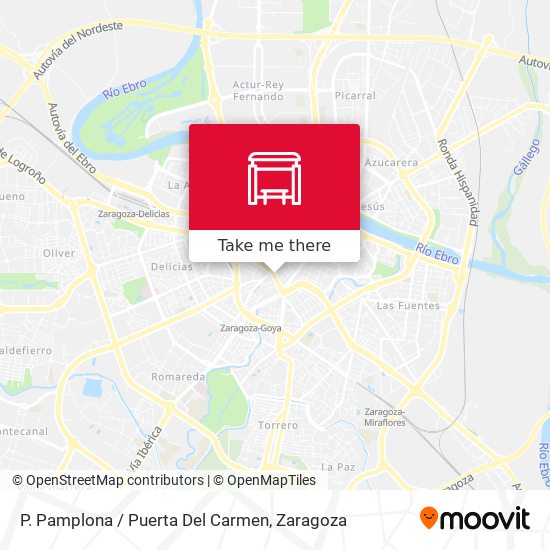 mapa P. Pamplona / Puerta Del Carmen