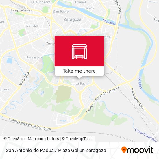 San Antonio de Padua / Plaza Gallur map