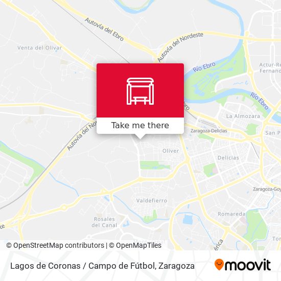 Lagos de Coronas / Campo de Fútbol map