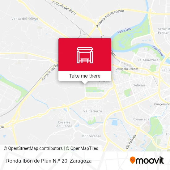 Ronda Ibón de Plan N.º 20 map