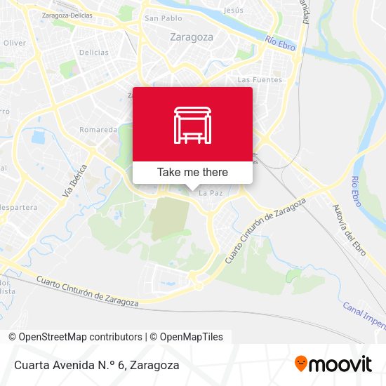 Cuarta Avenida N.º 6 map