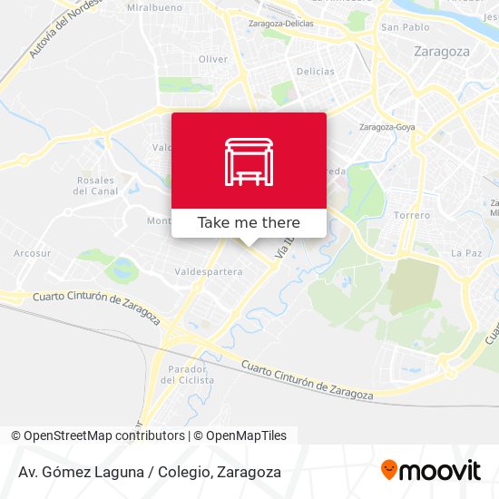 Av. Gómez Laguna / Colegio map