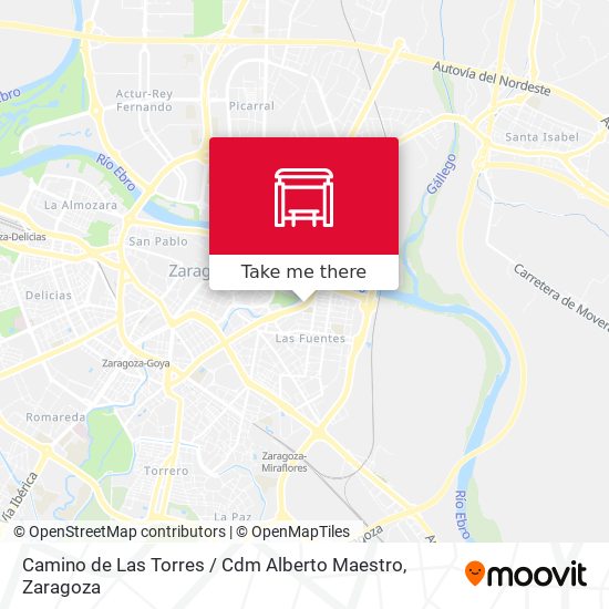 Camino de Las Torres / Cdm Alberto Maestro map