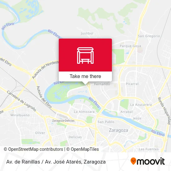 Av. de Ranillas / Av. José Atarés map