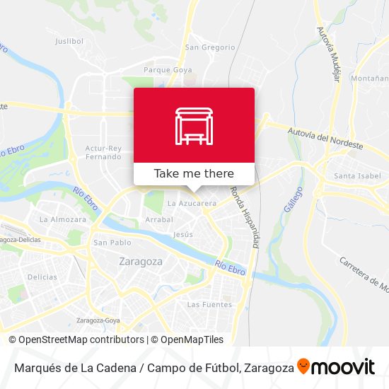 Marqués de La Cadena / Campo de Fútbol map