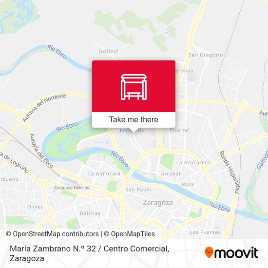 María Zambrano N.º 32 / Centro Comercial map