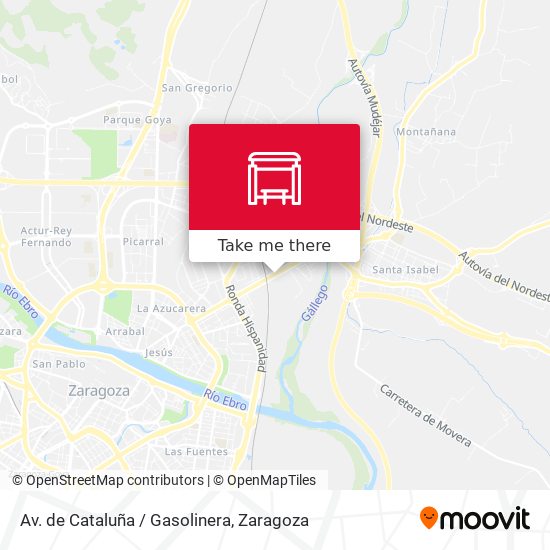 Av. de Cataluña / Gasolinera map