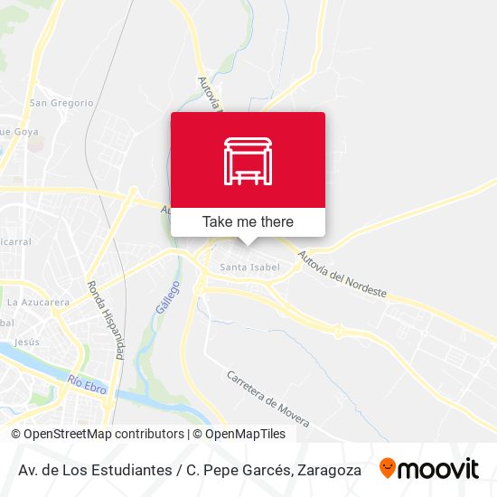 Av. de Los Estudiantes / C. Pepe Garcés map