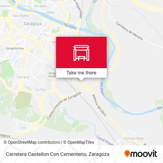 Carretera Castellon Con Cementerio map