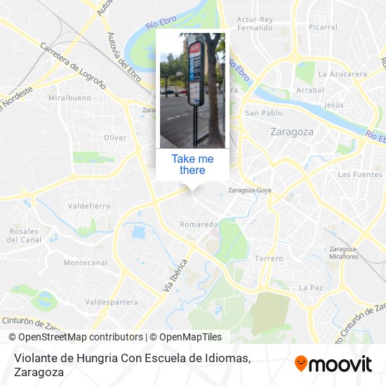 mapa Violante de Hungria Con Escuela de Idiomas