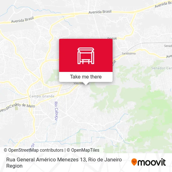 Rua General Américo Menezes 13 map