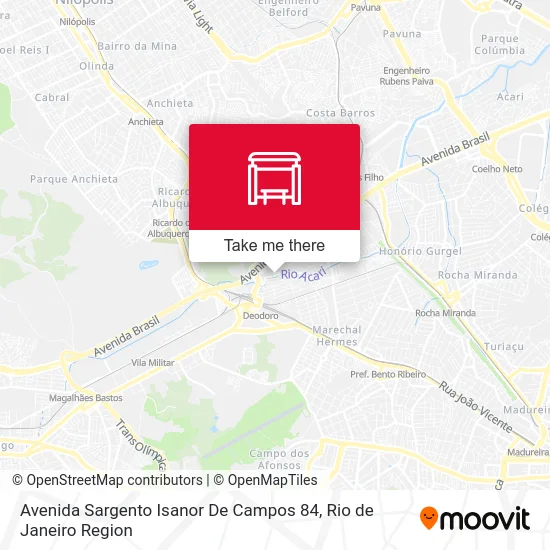Avenida Sargento Isanor De Campos 84 map