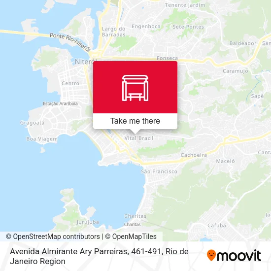 Avenida Almirante Ary Parreiras, 461-491 map