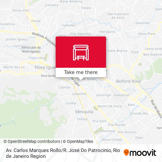 Mapa Av. Carlos Marques Rollo / R. José Do Patrocínio