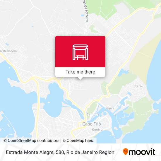 Estrada Monte Alegre, 580 map