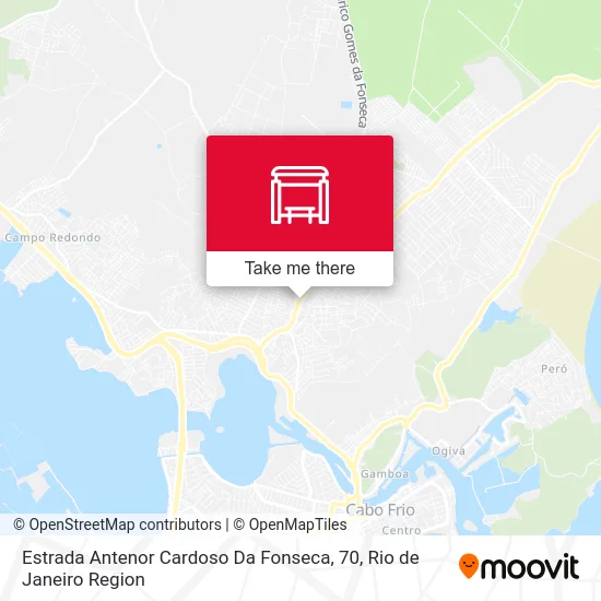 Estrada Antenor Cardoso Da Fonseca, 70 map