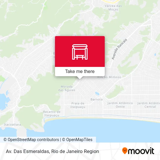 Av. Das Esmeraldas map