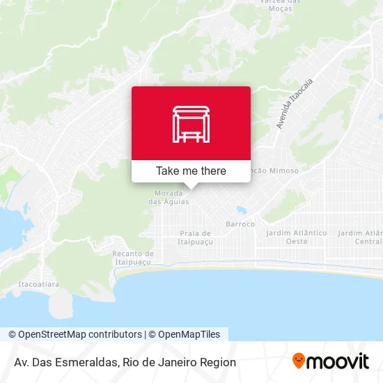 Av. Das Esmeraldas map