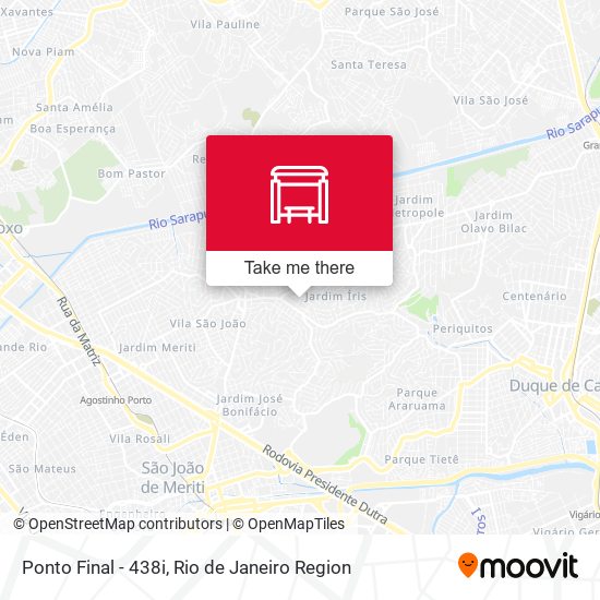 Ponto Final - 438i map