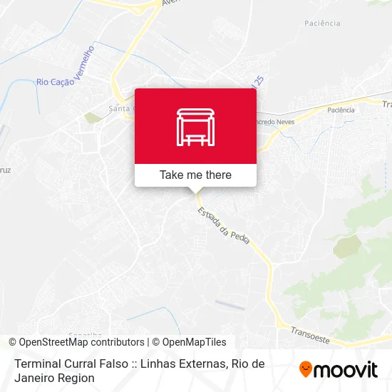 Terminal Curral Falso :: Linhas Externas map