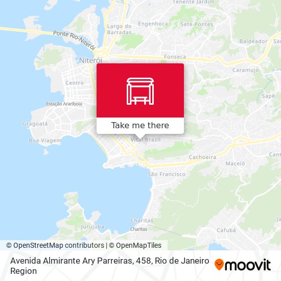 Avenida Almirante Ary Parreiras, 458 map