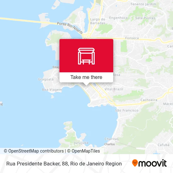 Rua Presidente Backer, 88 map