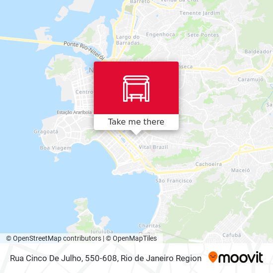 Rua Cinco De Julho, 550-608 map