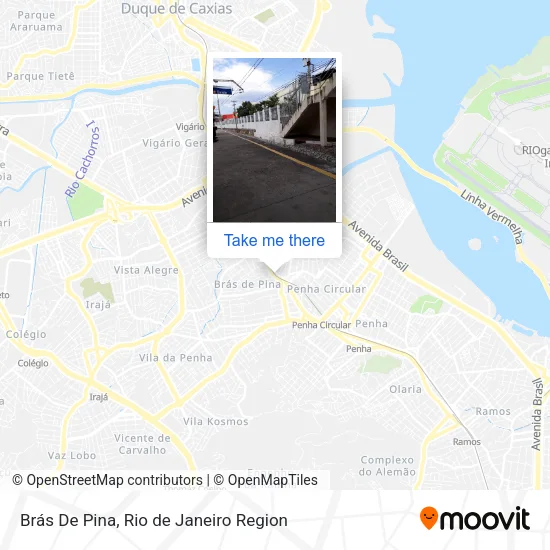 Brás De Pina map