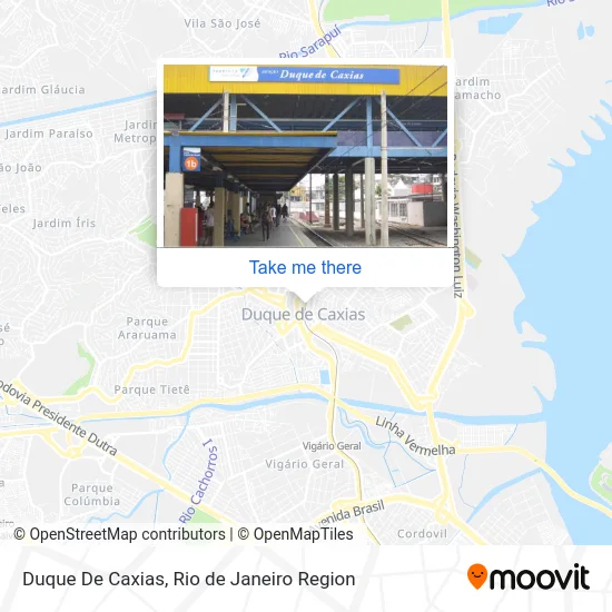 Duque De Caxias map
