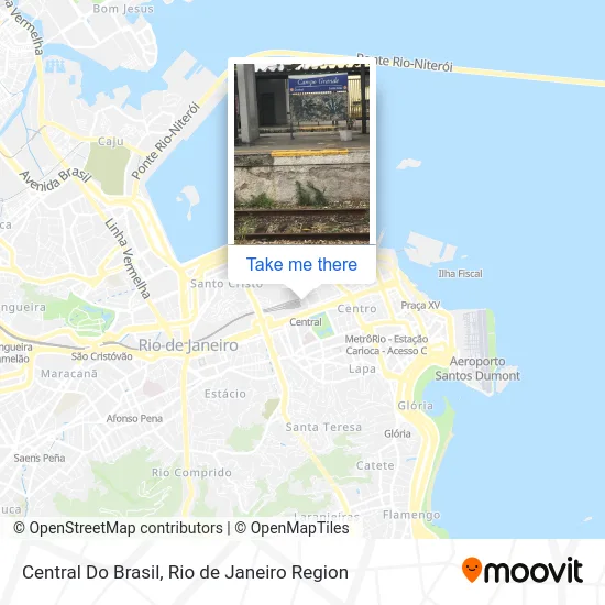 Central Do Brasil map
