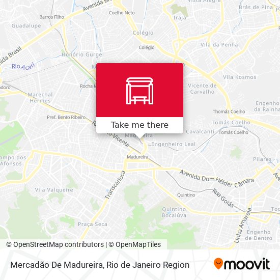 Mercadão De Madureira map