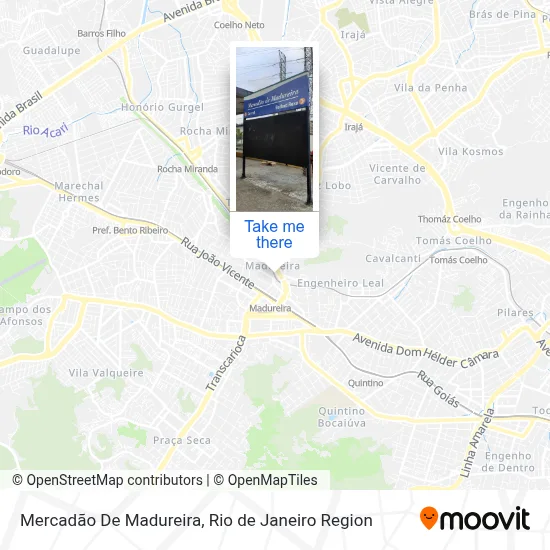 Mercadão De Madureira map