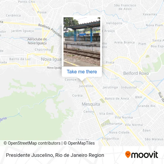 Presidente Juscelino map