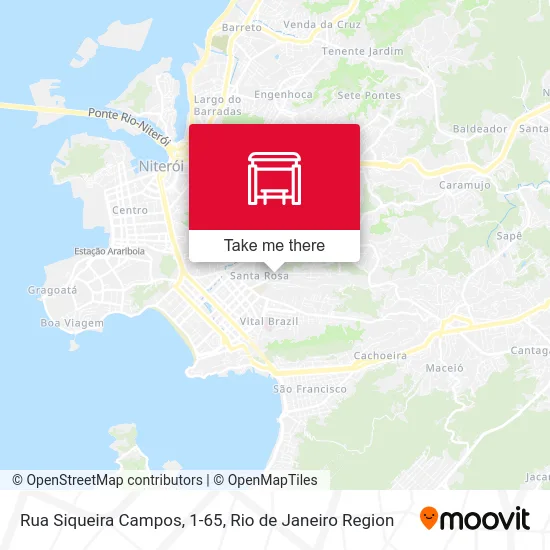 Rua Siqueira Campos, 1-65 map