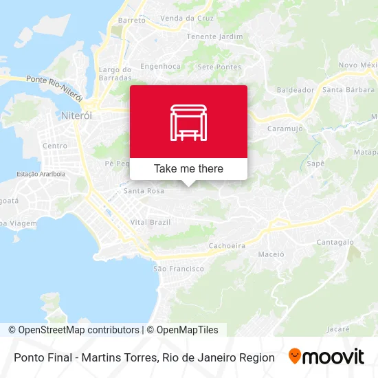 Ponto Final - Martins Torres map